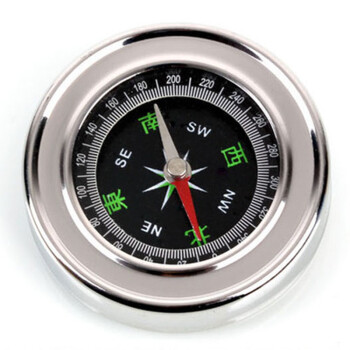 不锈钢 指南针 指北针 罗盘指南针 便携式户外指南针