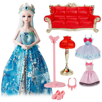 叶罗丽精灵梦娃娃冰公主29cm罗丽仙子全套夜萝莉娃娃的房子衣服鞋子玩具