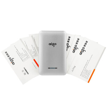 
                                        爱国者（aigo）10000毫安 S3 聚合物便携迷你 移动电源/充电宝 银色                