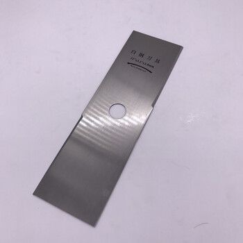 割草机刀片割灌机收割机2齿白钢打草机配件一字刀合金刀片 一字刀片