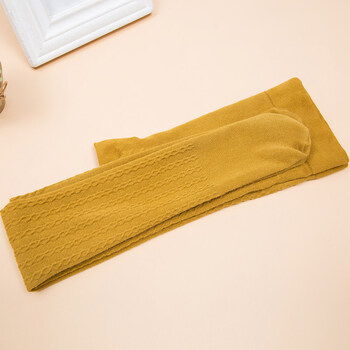 女童连裤袜春秋季儿童打底裤连体长筒袜子宝宝舞蹈袜小孩连脚裤袜 桔