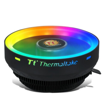 Tt（Thermaltake）五彩凤梨 CPU散热器风扇（流光版/多平台/RGB炫光灯效/下压式/附带硅脂）