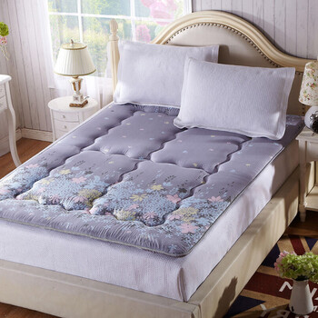 【九洲鹿印花床垫双人床褥垫子 爱的花海-1.5x