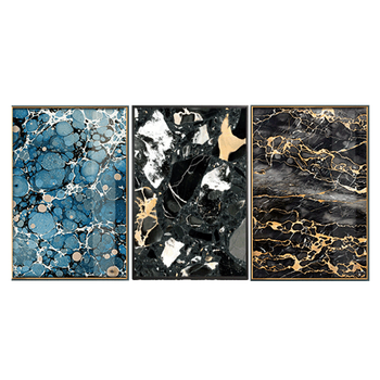 抽象大理石纹轻奢客厅装饰画背景墙玄关北欧风格艺术壁画金石纹理