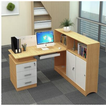 办公室家具职员办公桌椅组合电脑卡座屏风工位隔断简约带柜财务桌大气