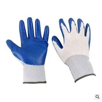 劳保防滑手套止滑耐磨防油防割防水涂胶挂胶手套加厚工地手套男女工人