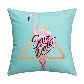 卡通双面抱枕绒布沙发抱枕靠垫办公室抱枕汽车抱枕靠垫含芯 甜筒