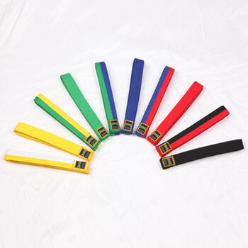 媛卓丽跆拳道腰带跆拳道道带跆拳道带晋级腰带考试用道带 绿蓝 xxl