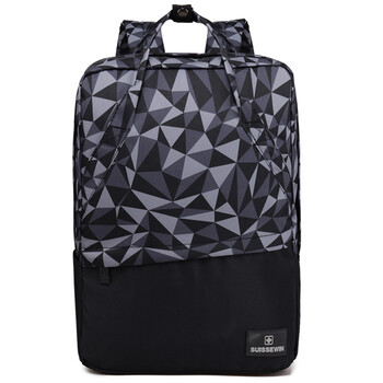 瑞世（SUISSEWIN） 双肩包 轻生活系列15英寸可手提可背负电脑包SNE1638 黑灰