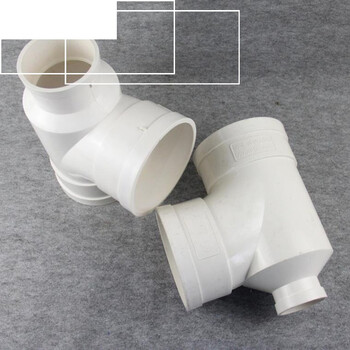 瓶口三通 瓶型三通 pvc-u排水管配件 异径三通 110*75mm