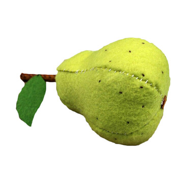 幼儿园仿真蔬菜水果套装宝宝玩具不织布手工diy制作布艺材料包 梨