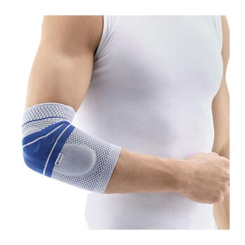 包顺丰 德国 护肘篮球运动护具护臂男网球 钛灰(单只装) 6(肘围29-31