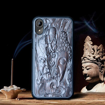 xs max手机壳苹果x新款iphonex檀木phonexr全包防摔保护套 一念之间