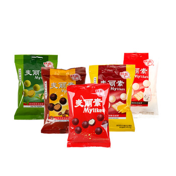 梁丰香辣味麦丽素抹茶芝士巧克力豆朱古力怀旧零食麦丽素代可可脂新品