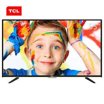 
                                        TCL D55A710 55英寸内置WiFi海量影视 安卓智能LED液晶电视机（珠光黑）                