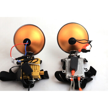 照野鸡疝气灯 强光氙气灯疝气灯探照灯200瓦钓鱼灯灯100w黄白光野鸡