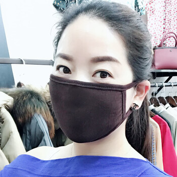 蕾丝口罩夏天防晒 夏季薄莫尔易呼吸薄口罩女 莫代尔纯色咖啡