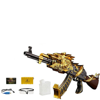 新款全民枪战水弹枪 电动连发软弹枪 男孩儿童玩具枪 电动枪 ak47