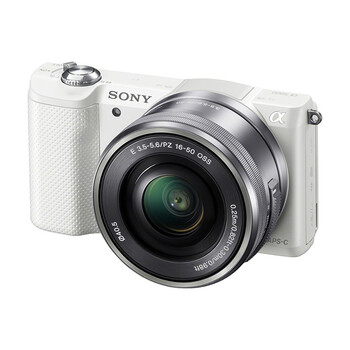索尼（SONY）ILCE-5000Y APS-C双镜头超长焦段微单套机 白色（2010万有效像素 16-50/55-210 a5000/α5000）