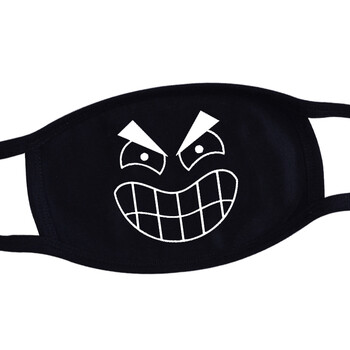 口罩春夏季男女士可爱卡通棉黑色口罩情侣个性情人节礼物 *款式十八