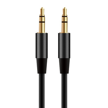 bejoyaux接口车用音响线手机mp3音乐输出公对公35对35mm汽车音频线