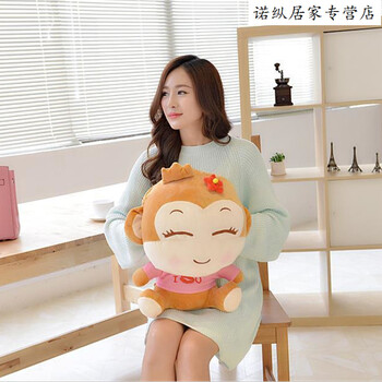 热水袋注水暖水袋暖手宝暖宫宝暖腰带暖宝宝可拆洗毛绒卡 悠嘻猴女款