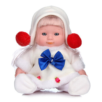 儿童仿真会说话宝宝小婴儿洋娃娃女孩公仔水洗玩具 女孩白色长发款