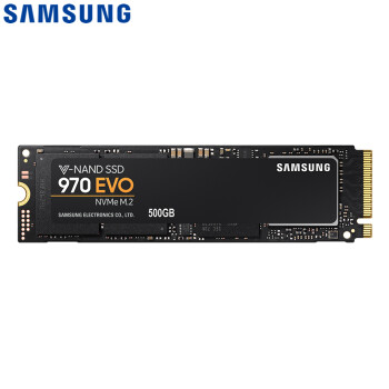 24日0点： SAMSUNG 三星 970 EVO M.2 NVMe 固态硬盘 500GB