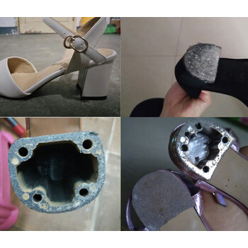 静音耐磨鞋底贴y鞋后跟贴耐磨防滑修补鞋店专用材料修复高跟鞋 白色