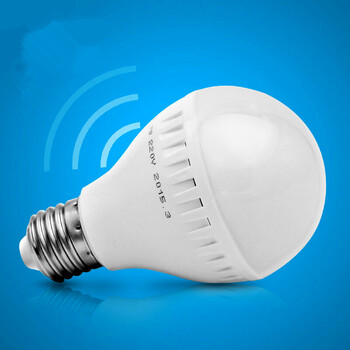 镀堡led声光控灯泡球泡灯壁灯拍手亮楼道小夜灯走道庭院大厦声控感应