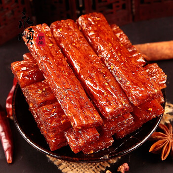 辣条298g四川成都特产 辣味零食好吃的小吃香辣熟食大刀肉 麻辣味