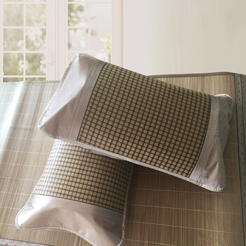 【京东好货】夏凉竹枕套单人古藤枕头枕芯套夏季竹丝枕套一对拍2 肤藤