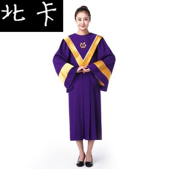 基督教服装唱诗服圣袍圣衣圣诗服诗班服圣服受洗服