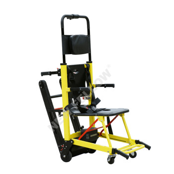 新菲乐电动爬楼轮椅 爬楼神器智能上下楼梯 全自动履带残疾人老年人折叠爬楼车载重王担架车爬楼机手拉车 NF-WD02 调速黄色