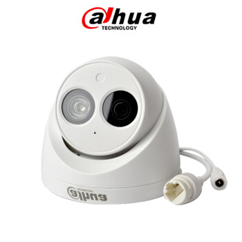 大华（dahua）200万POE供电半球带音频网络摄像机H.265红外监控摄像头 DH-IPC-HDW1230C-A 镜头2.8MM