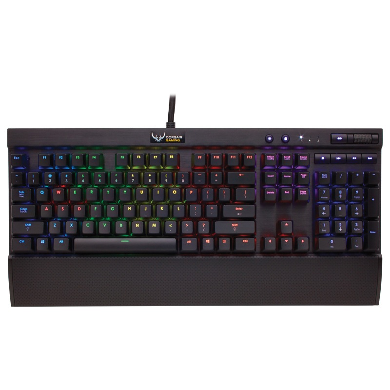 Corsair 海盗船 K70 RGB 幻彩背光机械游戏键盘 黑色 茶轴