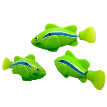 机器鱼玩具 发光电动鱼游泳电子宠物鱼仿真神奇乐宝机器感应鱼戏水