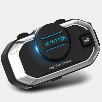 维迈通V8 摩托车头盔蓝牙耳机防水 骑行通话前