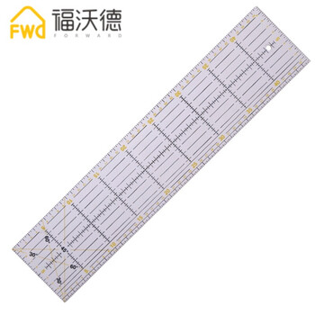 工具拼布尺缝份尺定规尺拼布定规尺子长方形10x45cm 图片价格品牌报价 京东