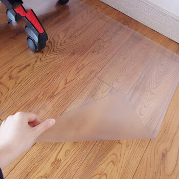 玻璃板防滑垫 转椅圆形地毯垫防水木地板防滑保护塑料胶垫 高透明 2mm