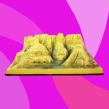 黄土高原模型 地质科普展览 中学地理教具