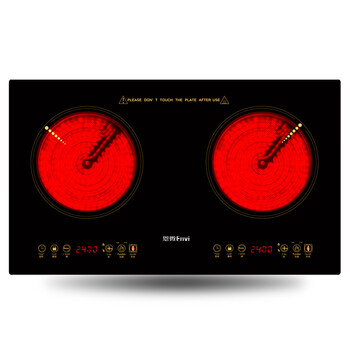 envi/恩微DT-400K双头双眼电陶炉嵌入式双炉德国进口技术双眼灶