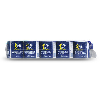 
                                        【京东超市】幸福阳光(sunelements)卫生纸 太阳花系列卷纸3层140G*10卷                