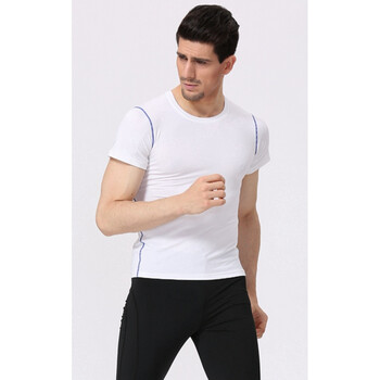 足球服打底紧身衣运动健身服 短袖训练服速干透气跑步骑行背心t恤