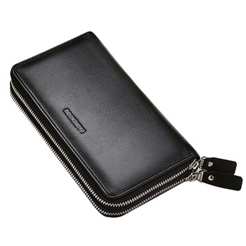 老人头(laorentou)男士手包 男新款大容量软皮手抓包休闲潮牛皮手拿包