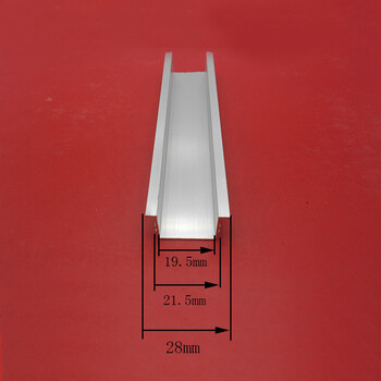 加宽u型槽房门吊趟门下轨滑道折叠门定位轨道推拉门滑轨