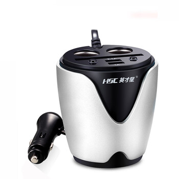 麦光 充电器 点烟器转接器 多功能带开关手机U