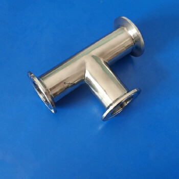 不锈钢快装三通304快速接头快接90度三通4分dn20dn25 304镜面133*2