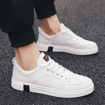 透气白鞋鞋底潮男显脚小的小白鞋百搭网面2019清新潮鞋松糕鞋夏天