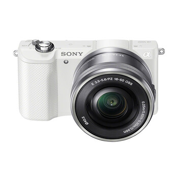 索尼（SONY）ILCE-5000Y APS-C双镜头超长焦段微单套机 白色（2010万有效像素 16-50/55-210 a5000/α5000）